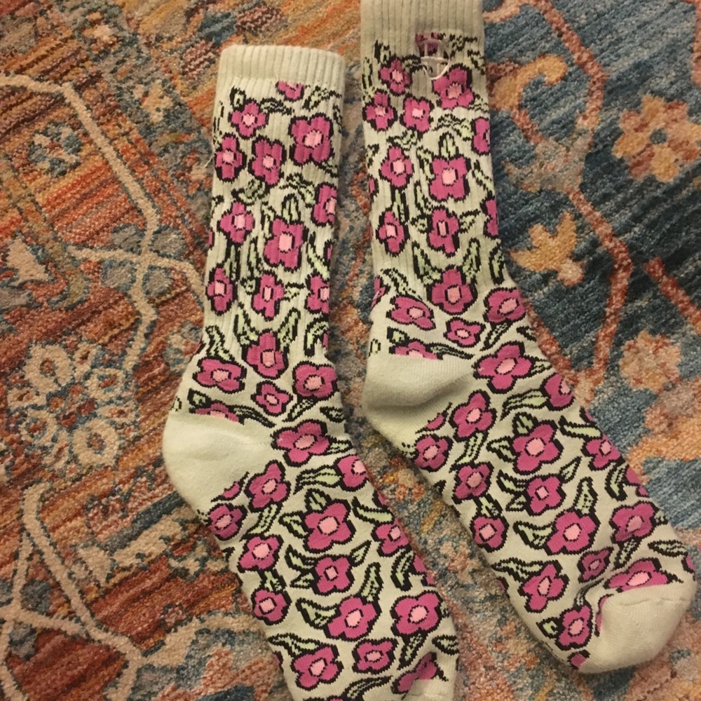 Huf Floral Socks - Never Worn